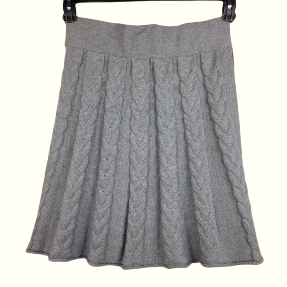 AKIN Cable Knit Mini Skirt